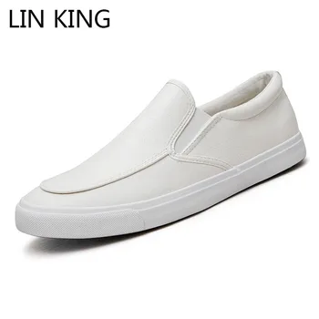 LIN KING Top Quality Men Pu Leather Casual Shoes Soft Sole Moccasins Slip On Low Top Loafers For Male Non Slip Man Walking Shoes
LIN KING Top Quality Men Pu Leather Casual Shoes Soft Sole Moccasins Slip On Low Top Loafers For Male Non Slip Man Walking Shoes
