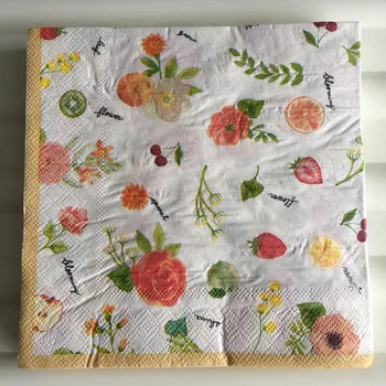 Decoupage wedding party napkins paper elegant tissue printed flowers fruit Christmas home decor vintage serviettes handkerchief
Decoupage wedding party napkins paper elegant tissue printed flowers fruit Christmas home decor vintage serviettes handkerchief
