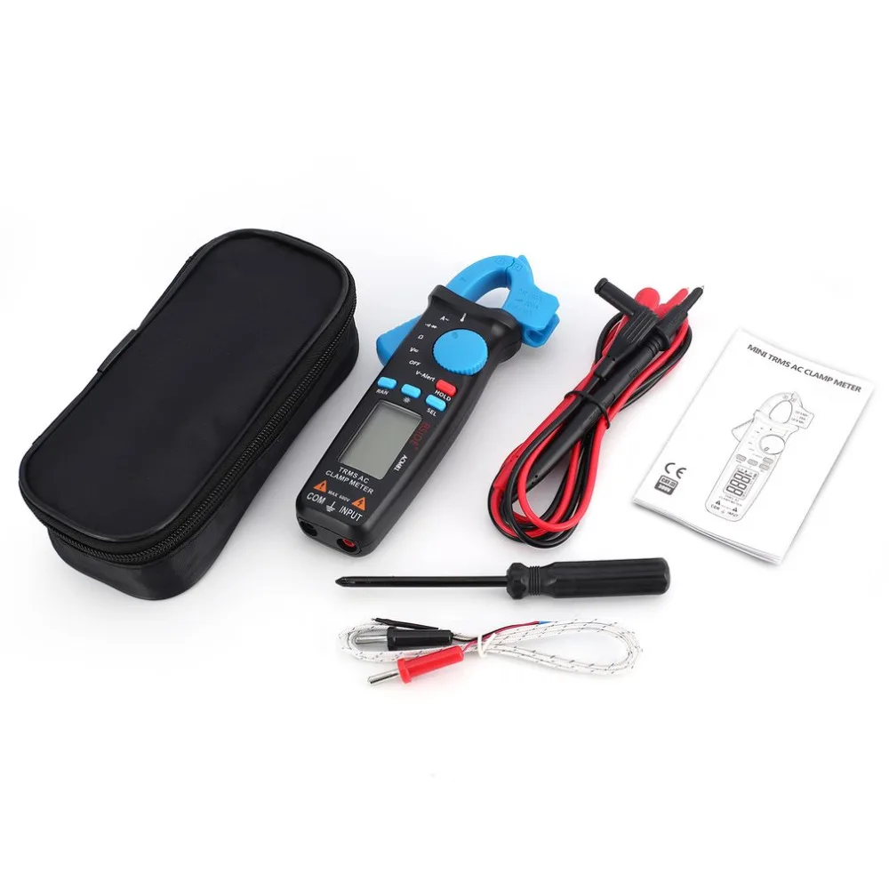 BSIDE ACM81 Mini Digital Clamp Meter Multimeter True RMS AC/DC Volt Amp Ohm Diode Temperature NCV Continuity Tester
BSIDE ACM81 Mini Digital Clamp Meter Multimeter True RMS AC/DC Volt Amp Ohm Diode Temperature NCV Continuity Tester