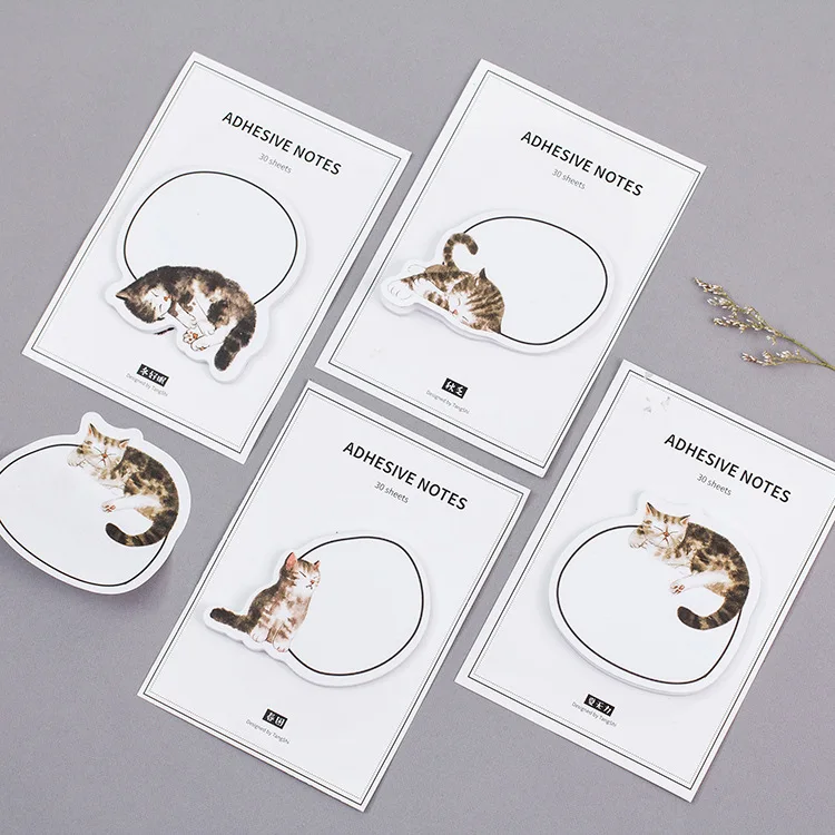 Sleepy Cat" Pack of 4 Sticky Notes Stickers LovelyCute Adhesive Pads Pocket Memo Stationery Gift
Sleepy Cat" Pack of 4 Sticky Notes Stickers LovelyCute Adhesive Pads Pocket Memo Stationery Gift