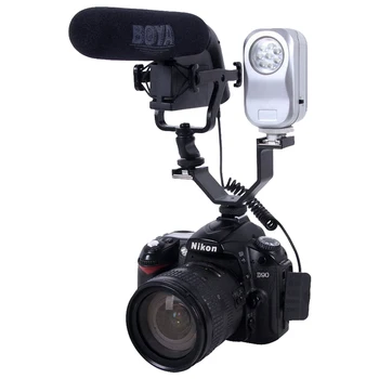 WOTT MQ-DHA Double Cold Shoe Bracket Adapter for Microphone/ Flash Video Light /LCD Monitor
WOTT MQ-DHA Double Cold Shoe Bracket Adapter for Microphone/ Flash Video Light /LCD Monitor
