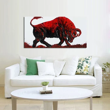 100%Handpainted Abstract Art Bullfighting Oil Painting On Canvas Animal Picture Wall Art Home Decor As Unique Gift
100%Handpainted Abstract Art Bullfighting Oil Painting On Canvas Animal Picture Wall Art Home Decor As Unique Gift