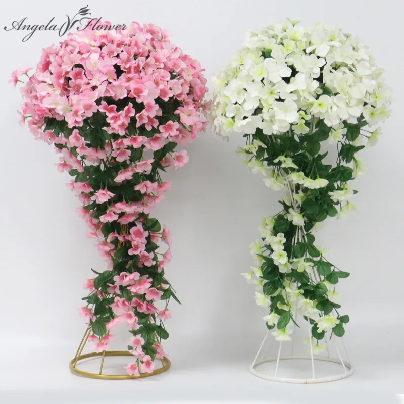 40cm party wedding decor wrought iron road guide artificial flower vine hydrangea rattan wisteria floral ball table centerpieces
40cm party wedding decor wrought iron road guide artificial flower vine hydrangea rattan wisteria floral ball table centerpieces