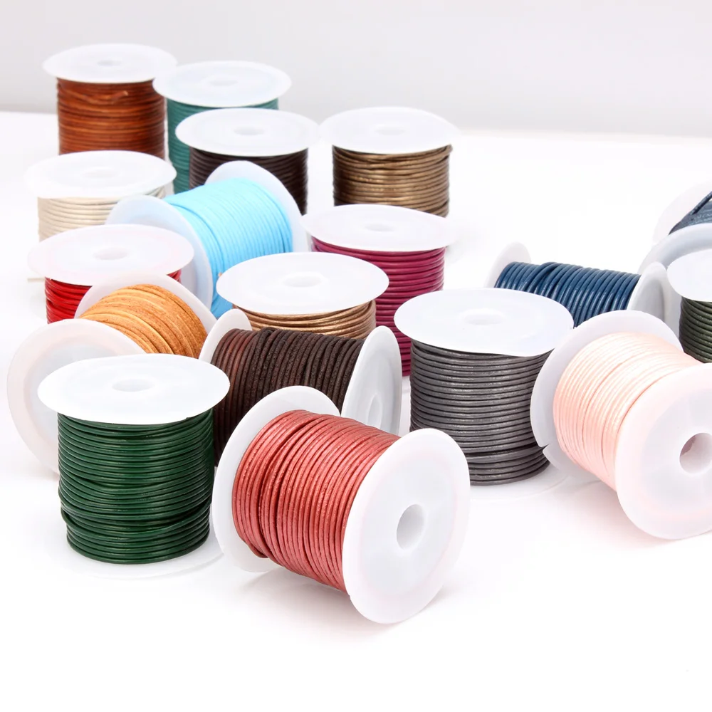 OlingArt 1.5mm 5M/lot Multicolor Round Leather Cord /Wire earrings Bracelet choker necklace DIY jewelry making
OlingArt 1.5mm 5M/lot Multicolor Round Leather Cord /Wire earrings Bracelet choker necklace DIY jewelry making
