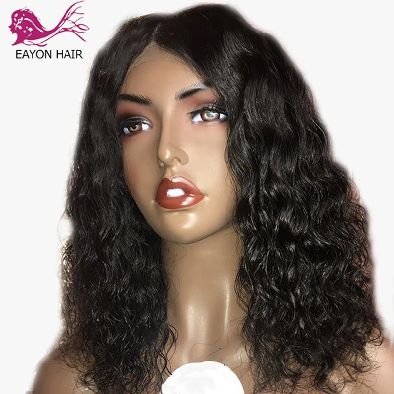 EAYON Water Wave Human Hair Lace Front Wigs 130% Density 100% Human Hair Curly Wig for Black Women Natural Color
EAYON Water Wave Human Hair Lace Front Wigs 130% Density 100% Human Hair Curly Wig for Black Women Natural Color