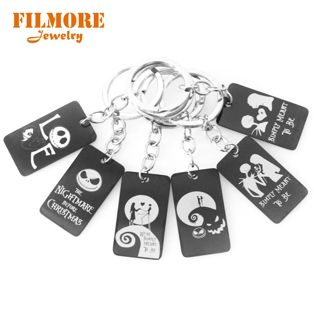 12 Style The Nightmare Before Christmas Jack Skellington Keychain Stainless Steel Simply Meant To Be Key Holder For Best Friends
12 Style The Nightmare Before Christmas Jack Skellington Keychain Stainless Steel Simply Meant To Be Key Holder For Best Friends