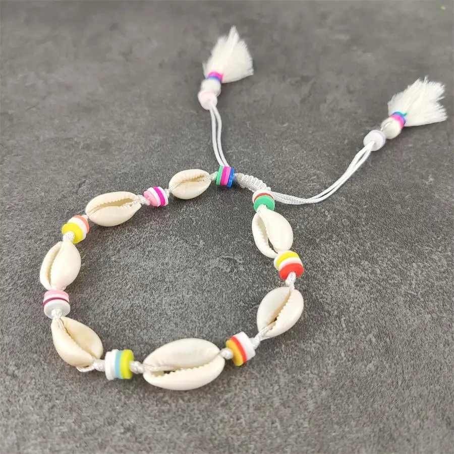 Hot Sale Handmade Natural Seashell Hand Knit Anklet Shells Women Accessories Beaded Strand for Foot
Hot Sale Handmade Natural Seashell Hand Knit Anklet Shells Women Accessories Beaded Strand for Foot