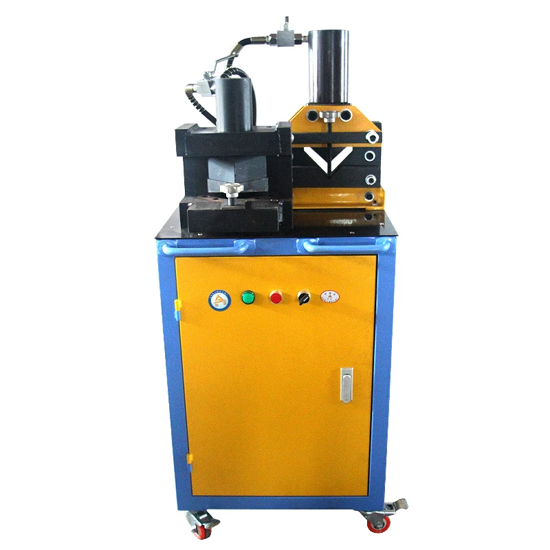 Multifunctional machine punching machine made in China angle iron cutting bending folding machine
Multifunctional machine punching machine made in China angle iron cutting bending folding machine