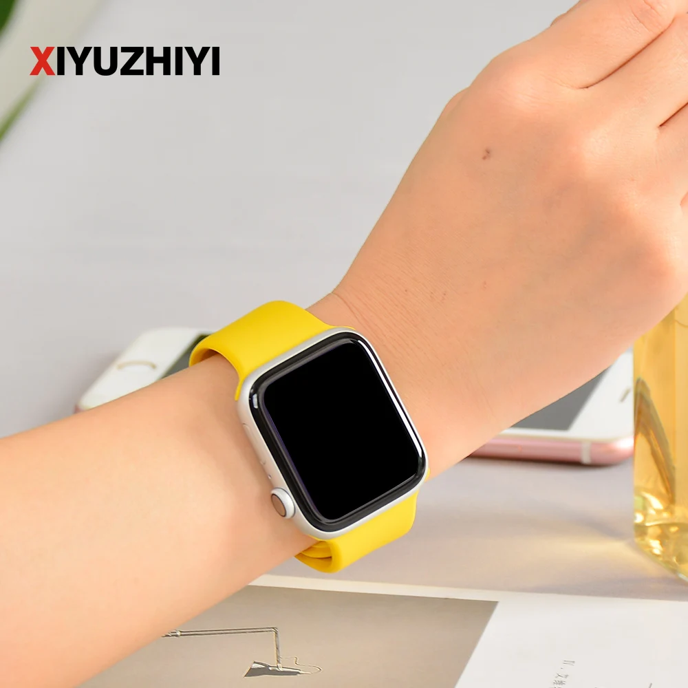 Soft Silicone Replacement Belt for 38mm Series1 Watch for Apple 2 3 4 42 38mm Bracelet for iWatch Sport
Soft Silicone Replacement Belt for 38mm Series1 Watch for Apple 2 3 4 42 38mm Bracelet for iWatch Sport