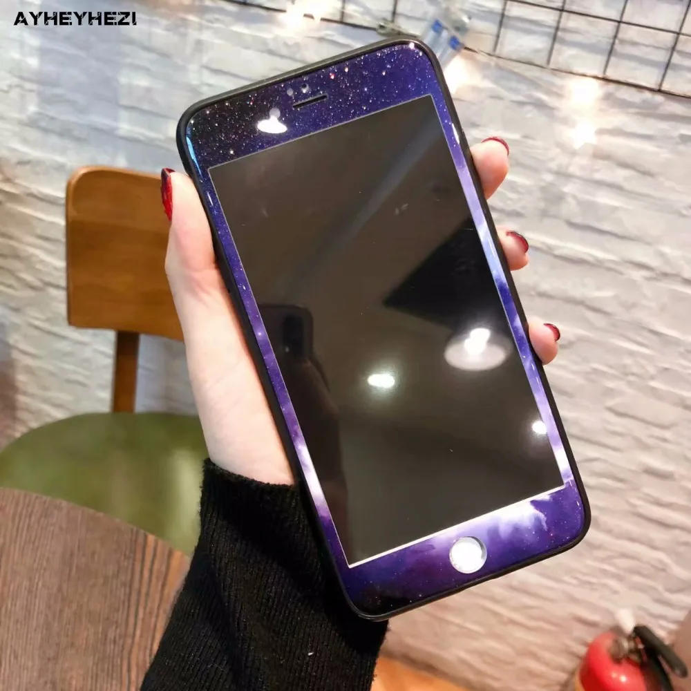 100PCS/LOT Wholesale Starry Sky Painting Full Coverage Tempered Glass Screen Protector Colorful Film For iPhone X 8 7 6 6s Plus
100PCS/LOT Wholesale Starry Sky Painting Full Coverage Tempered Glass Screen Protector Colorful Film For iPhone X 8 7 6 6s Plus