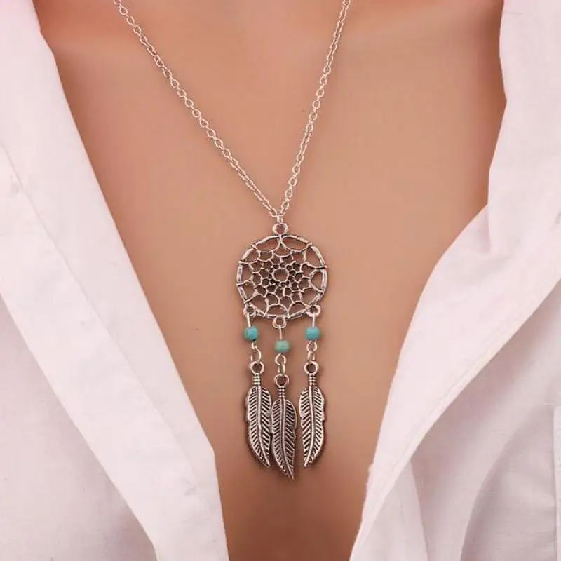2017 Best Fashion Retro Bohemian Dream Catcher Pendant Chain Necklace Gift Ladies Tassel Feather Pendant Necklace Jewelry Choker
2017 Best Fashion Retro Bohemian Dream Catcher Pendant Chain Necklace Gift Ladies Tassel Feather Pendant Necklace Jewelry Choker