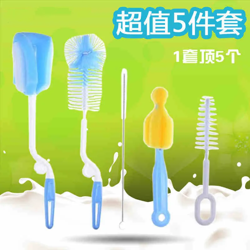 5pcs/set Bottle Brush Plastic Glass Milk Water Sponge Cleaning Tool Cleaning Baby Feeding Bottle Dummy Nipple Pacifier Brushes
5pcs/set Bottle Brush Plastic Glass Milk Water Sponge Cleaning Tool Cleaning Baby Feeding Bottle Dummy Nipple Pacifier Brushes