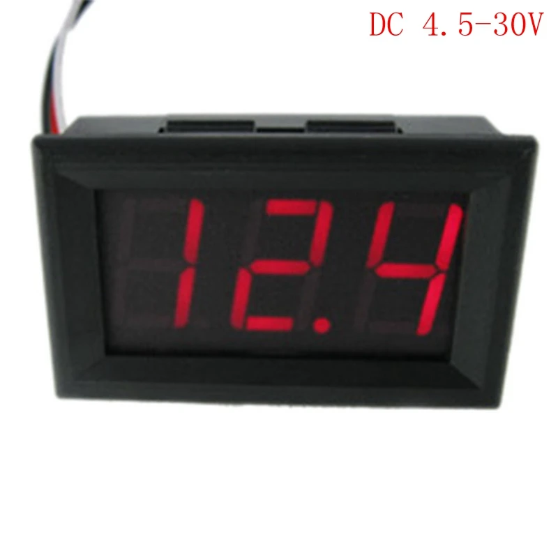 Urijk 1pc DC4.5V-30.0V Digital Voltage Meters Current Voltage Detector Battery Tester Voltmeter Ammeter Charger Doctor Accuracy
Urijk 1pc DC4.5V-30.0V Digital Voltage Meters Current Voltage Detector Battery Tester Voltmeter Ammeter Charger Doctor Accuracy
