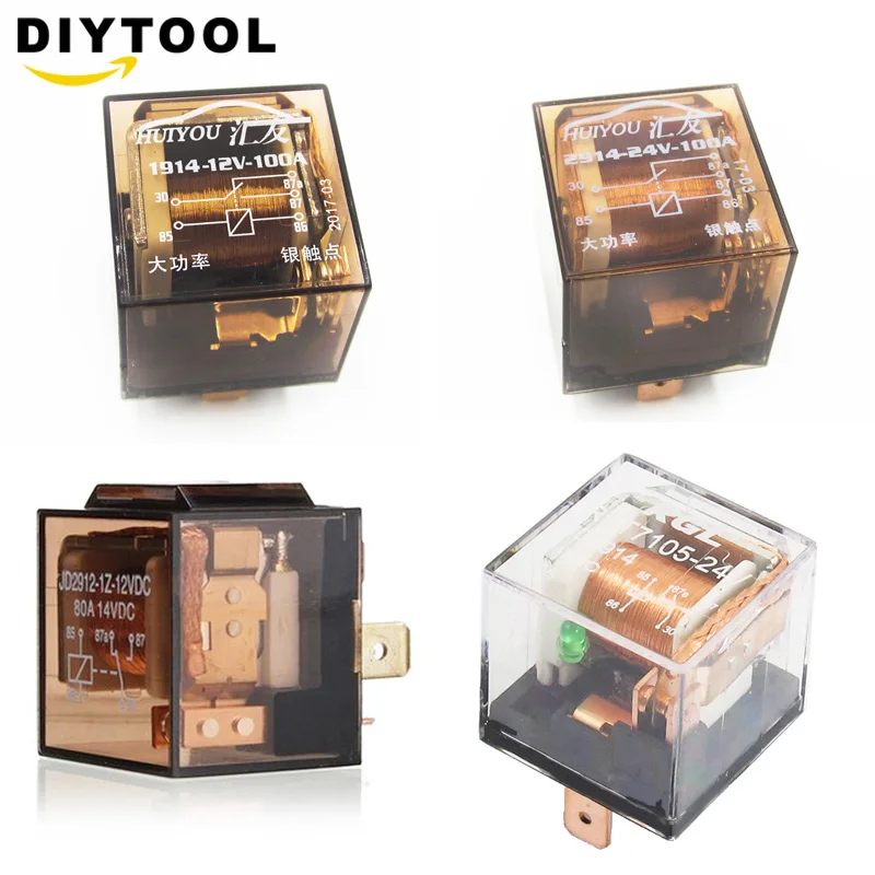 1pcs Waterproof Automotive Relay 12V 24V 100A 80A 5Pin SPDT Car Control Device Car Relays DC 24V High Capacity Switching
1pcs Waterproof Automotive Relay 12V 24V 100A 80A 5Pin SPDT Car Control Device Car Relays DC 24V High Capacity Switching