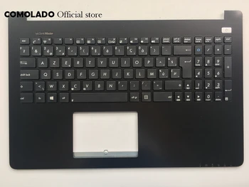 BE Belgium keyboard for ASUS X502 X502C X502A X502U X502EI X502X X502CA with Palmrest Upper cover black keyboard BE Layout