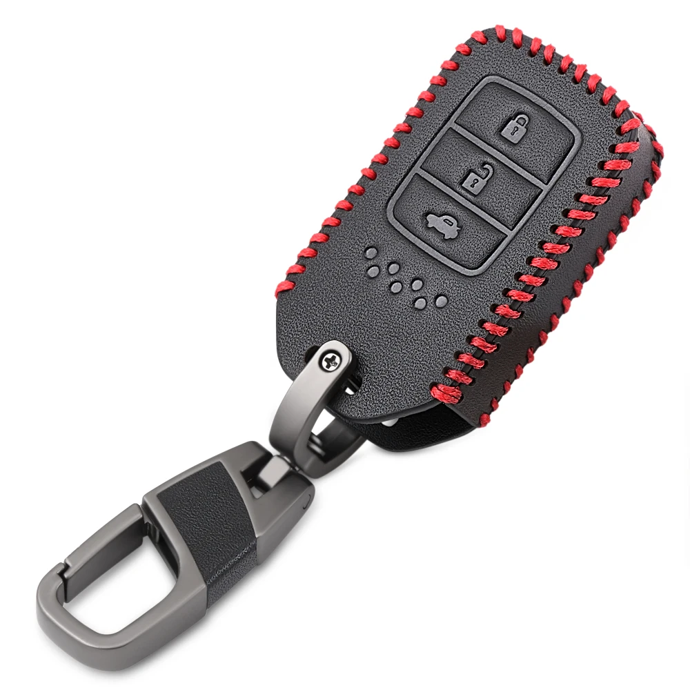 Genuine Leather Car Remote Key Case Chain Keyless Fob Cover For Honda Civic 2017 Accord Fit CRV CR-V XRV Crosstour HRV JAZZ
Genuine Leather Car Remote Key Case Chain Keyless Fob Cover For Honda Civic 2017 Accord Fit CRV CR-V XRV Crosstour HRV JAZZ