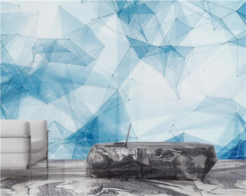 beibehang Custom high-quality wallpaper dreamy and elegant blue minimalistic geometry line background wall 3d wallpaper behang
beibehang Custom high-quality wallpaper dreamy and elegant blue minimalistic geometry line background wall 3d wallpaper behang
