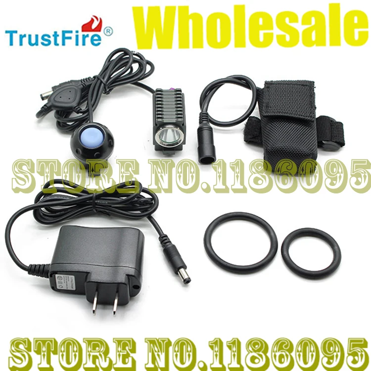 

Wholesale Free Shipping TrustFire TR-D001 1*Cree XM-L2 T6 Bicycle Bike Front Light 4-Mode 600LM Cool White LED Bike Light