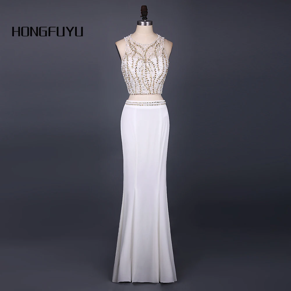 Vestido Two Piece white Evening dresses Mermaid Beading See Through crop top Party Dress Custom made Floor Length Custom x7401
Vestido Two Piece white Evening dresses Mermaid Beading See Through crop top Party Dress Custom made Floor Length Custom x7401