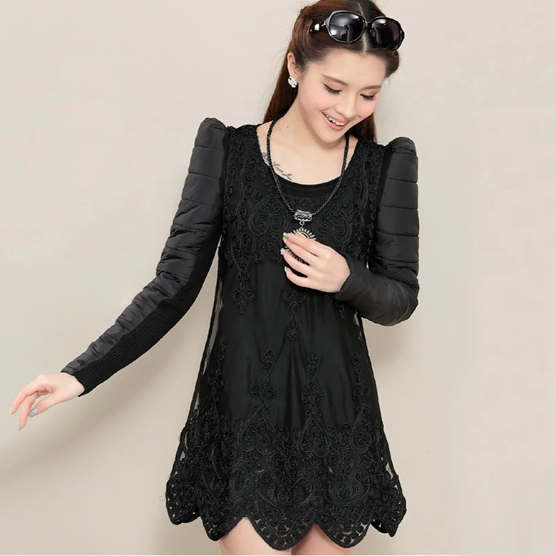 Vintage embroidery oversized women sweater 2020 mesh Patchwork Eiderdown cotton Long Sleeve turtleneck knitted pullovers OM791
Vintage embroidery oversized women sweater 2020 mesh Patchwork Eiderdown cotton Long Sleeve turtleneck knitted pullovers OM791