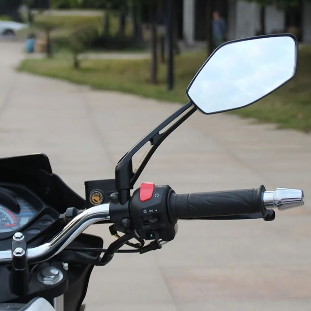 Universal Premium Rearview Mirror for Motorcycle Modification Roadster Vehicle Handlebar Aluminum Rear View Mirror
Universal Premium Rearview Mirror for Motorcycle Modification Roadster Vehicle Handlebar Aluminum Rear View Mirror