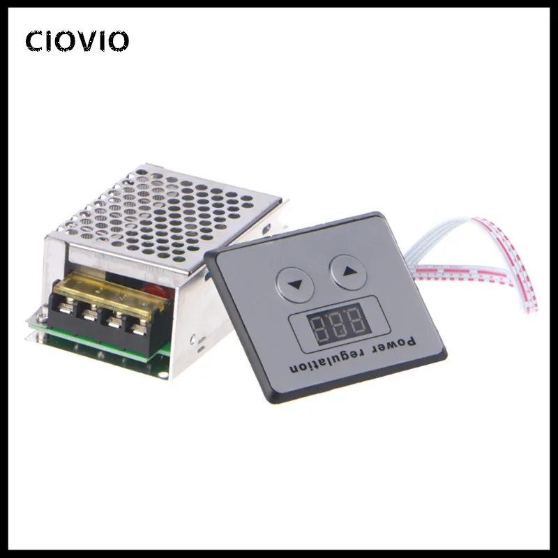 Voltage Regulator AC 220V 4000W SCR Thyristor Digital Control SCR Electronic Voltage Regulator Spee