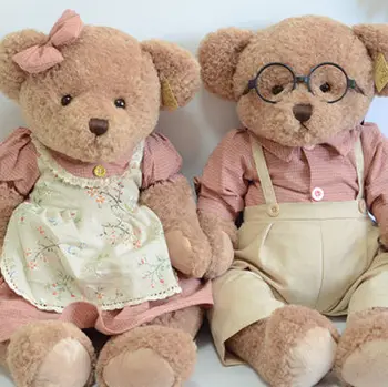 Cute 2pcs/pair 48cm Couple Teddy Bear Stuffed & Plush Toy Doll Soft Animal Dolls Pillow Send Girls Birthday Gifts Good Quality
Cute 2pcs/pair 48cm Couple Teddy Bear Stuffed & Plush Toy Doll Soft Animal Dolls Pillow Send Girls Birthday Gifts Good Quality