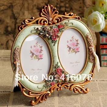 European Retro Style Craving Rose Double Photo Frame Wedding Gift Hot Selling! P1005
European Retro Style Craving Rose Double Photo Frame Wedding Gift Hot Selling! P1005