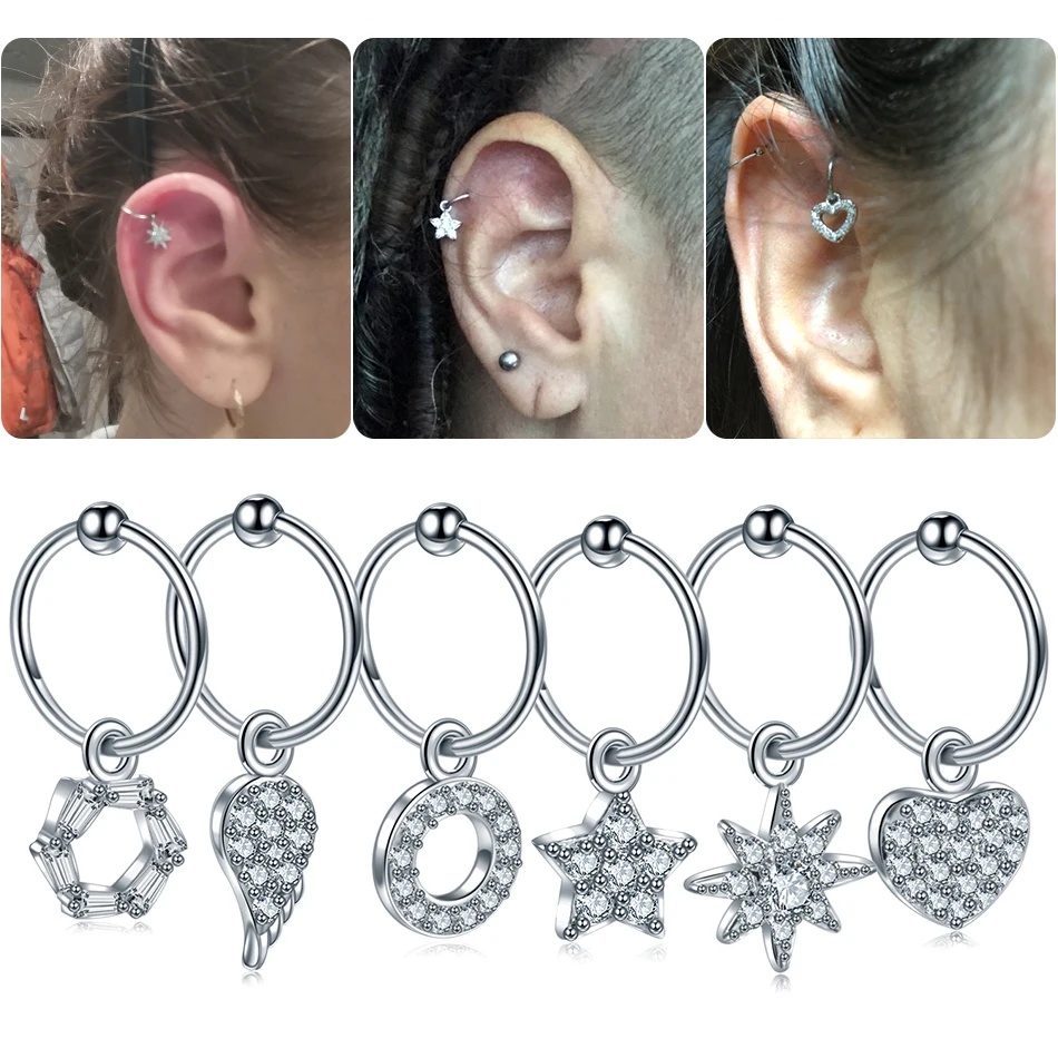 6 Style Steel Ear Piercing Dangle Earring Crystal Zircon Earrings Brincos Jewelry Statement Girl Gift Women Fashion Jewelry 20G
6 Style Steel Ear Piercing Dangle Earring Crystal Zircon Earrings Brincos Jewelry Statement Girl Gift Women Fashion Jewelry 20G