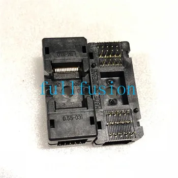 OTS-28-0.55-03 TSOP28P 0.5mm Pitch Enplas IC Test Socket IC body size 11.8mm Burn in Socket
OTS-28-0.55-03 TSOP28P 0.5mm Pitch Enplas IC Test Socket IC body size 11.8mm Burn in Socket