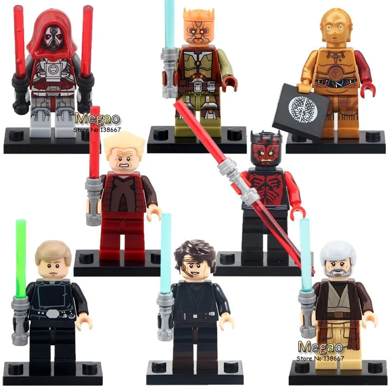 8pcs/lot PG8021 Blocks Obi-Wan Darth Maul C3PO Anakin Building Block Children Birthday Gifts Best Kits Toys
8pcs/lot PG8021 Blocks Obi-Wan Darth Maul C3PO Anakin Building Block Children Birthday Gifts Best Kits Toys