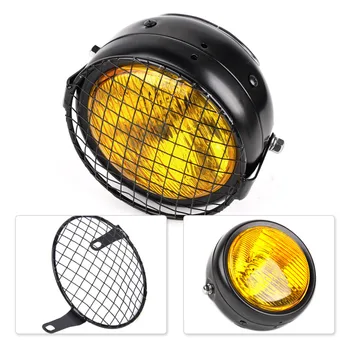 DWCX 12V Retro Amber Lens Round Lamp Headlight + Grill Cover Vintage for Motorcycle Harley Bobber Chopper Dirt Yamaha Honda ATV
DWCX 12V Retro Amber Lens Round Lamp Headlight + Grill Cover Vintage for Motorcycle Harley Bobber Chopper Dirt Yamaha Honda ATV