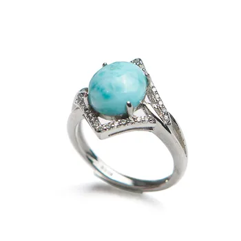 100% Natural Larimar Blue Gemstone 10x8mm Silver Fine Jewelry Wedding Party Rings For Women AAAAAA
100% Natural Larimar Blue Gemstone 10x8mm Silver Fine Jewelry Wedding Party Rings For Women AAAAAA