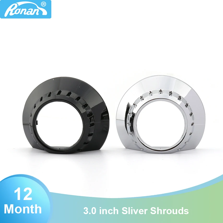 RONAN sliver appearance Car Styling DIY Bi-Xenon Projector Lens Shrouds Headlights Heatproof Decoration Mask Auto Lamp Cover
RONAN sliver appearance Car Styling DIY Bi-Xenon Projector Lens Shrouds Headlights Heatproof Decoration Mask Auto Lamp Cover