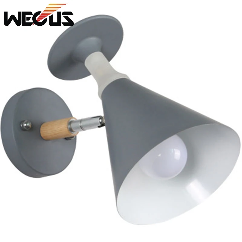 Macaroon solid wood iron art wall lamp Nordic creative acrylic concise wall light bedside study restaurant reading lamp
Macaroon solid wood iron art wall lamp Nordic creative acrylic concise wall light bedside study restaurant reading lamp