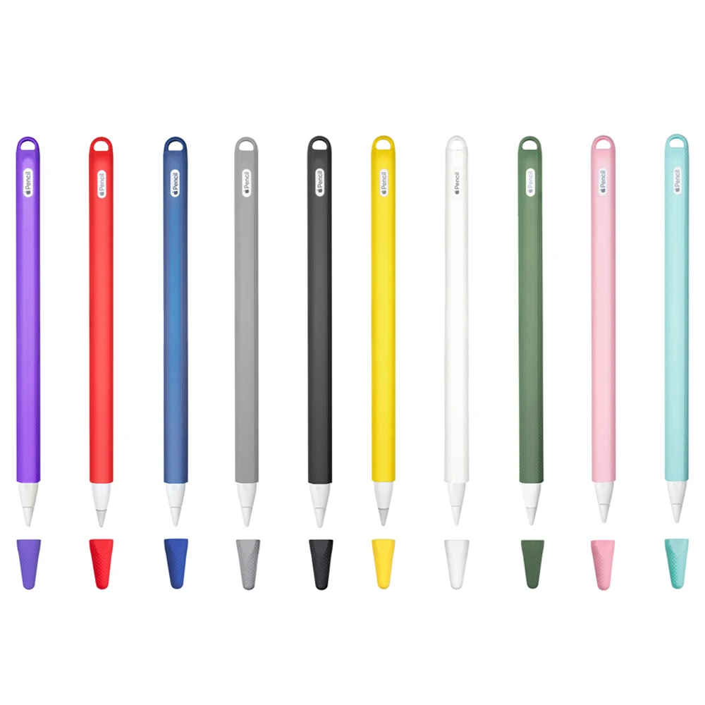 Tablet Touch Stylus Pen Protective Cover for Apple Pencil 2 Cases Portable Soft Silicone Pencil sleeve
Tablet Touch Stylus Pen Protective Cover for Apple Pencil 2 Cases Portable Soft Silicone Pencil sleeve