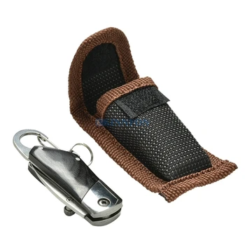 50Pcs/Lot Folding Knife Outdoor Camping Survival Ebony Handle Key Chain Pocket Black Tool (Color: Black & Silver)
50Pcs/Lot Folding Knife Outdoor Camping Survival Ebony Handle Key Chain Pocket Black Tool (Color: Black & Silver)