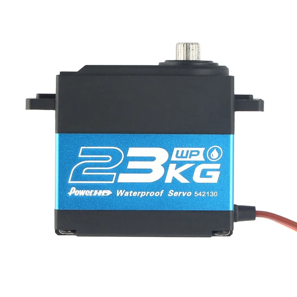 POWER HD WP-23KG/DW-25LV Waterproof Metal Gear Digital Coreless Servo with 23kg High Torque for 1/10 RC Remote Control Car Boat
POWER HD WP-23KG/DW-25LV Waterproof Metal Gear Digital Coreless Servo with 23kg High Torque for 1/10 RC Remote Control Car Boat