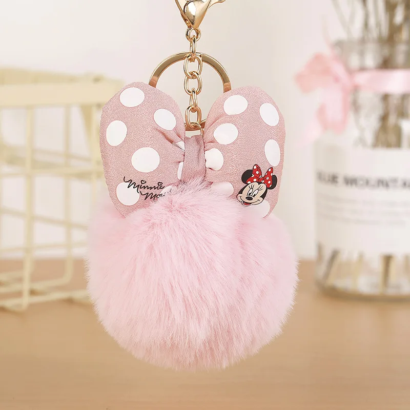 Multicolor Mickey Bowknot With Rabbit Fur Ball For Car Keychain Bag Key Ring Jewelry for Women Bag Holder Gift
Multicolor Mickey Bowknot With Rabbit Fur Ball For Car Keychain Bag Key Ring Jewelry for Women Bag Holder Gift