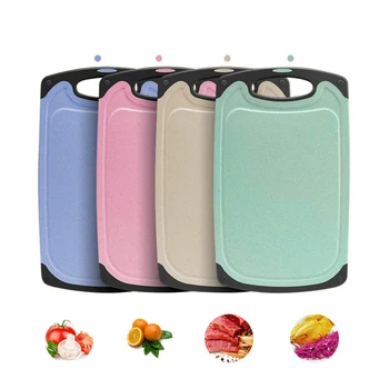 UPORS Food Grade Plastic Cutting Board Non-Slip Wheat Straw Chopping Board Rectangle Fast Defrosting Tray Kitchen Cutting Board
UPORS Food Grade Plastic Cutting Board Non-Slip Wheat Straw Chopping Board Rectangle Fast Defrosting Tray Kitchen Cutting Board