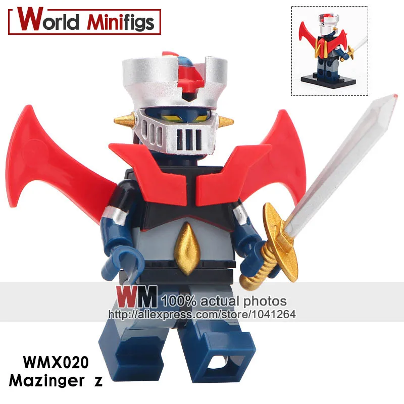 Single Sale Robot God Mazinger Z As The Ancestor Infinity Mazinger Gizmo Stay Puft Brick BuildingBlocks Toy For Children
Single Sale Robot God Mazinger Z As The Ancestor Infinity Mazinger Gizmo Stay Puft Brick BuildingBlocks Toy For Children