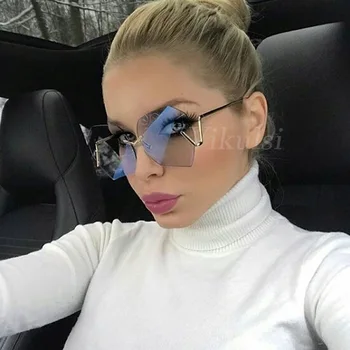 Fahion Retro Cat Eye Sunglasses Women Hexagon Sunglasses Metal Frame Rimless Sun Glasses Female Mirror Oculos De Sol gafas UV400
Fahion Retro Cat Eye Sunglasses Women Hexagon Sunglasses Metal Frame Rimless Sun Glasses Female Mirror Oculos De Sol gafas UV400