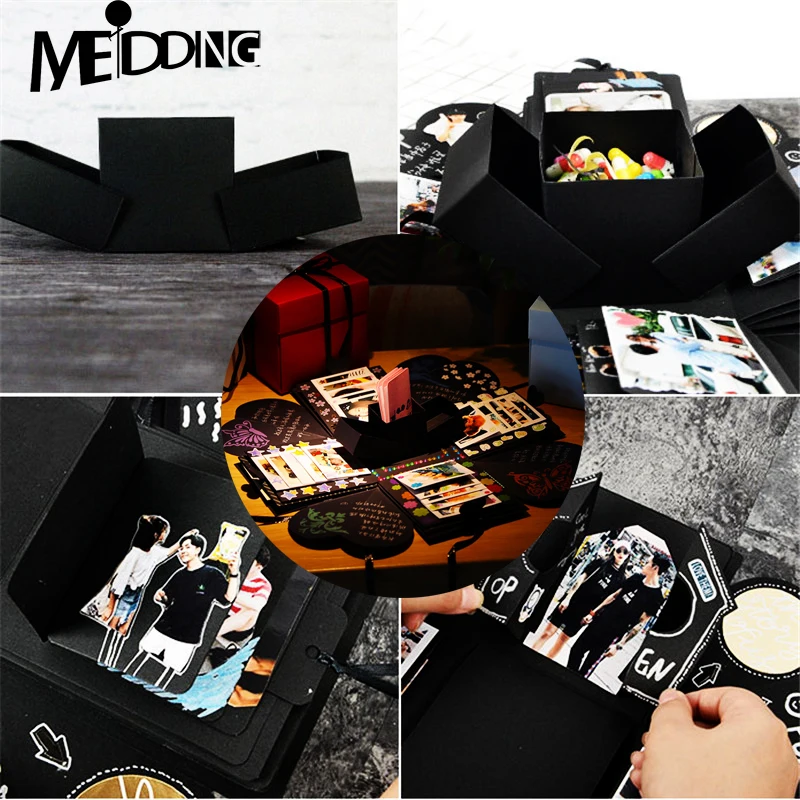 Large Surprise love Explosion Gift box Explosion Anniversary scrapbook DIY box photo album Wedding decoration Valentine Gift
Large Surprise love Explosion Gift box Explosion Anniversary scrapbook DIY box photo album Wedding decoration Valentine Gift