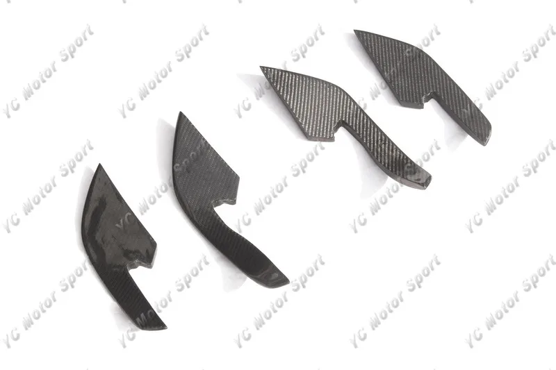 2013-2016 Audi A6 S6 RS6 RS6-Conversion Front Bumper ABT Style Canard CF (2)