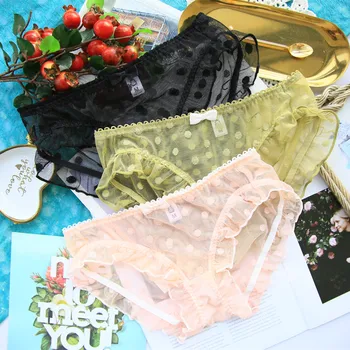 low waist wave point gauze girls' underwear sexy lace ladies' briefs majtki damskie seamless panties culotte femme bragas panty
low waist wave point gauze girls' underwear sexy lace ladies' briefs majtki damskie seamless panties culotte femme bragas panty