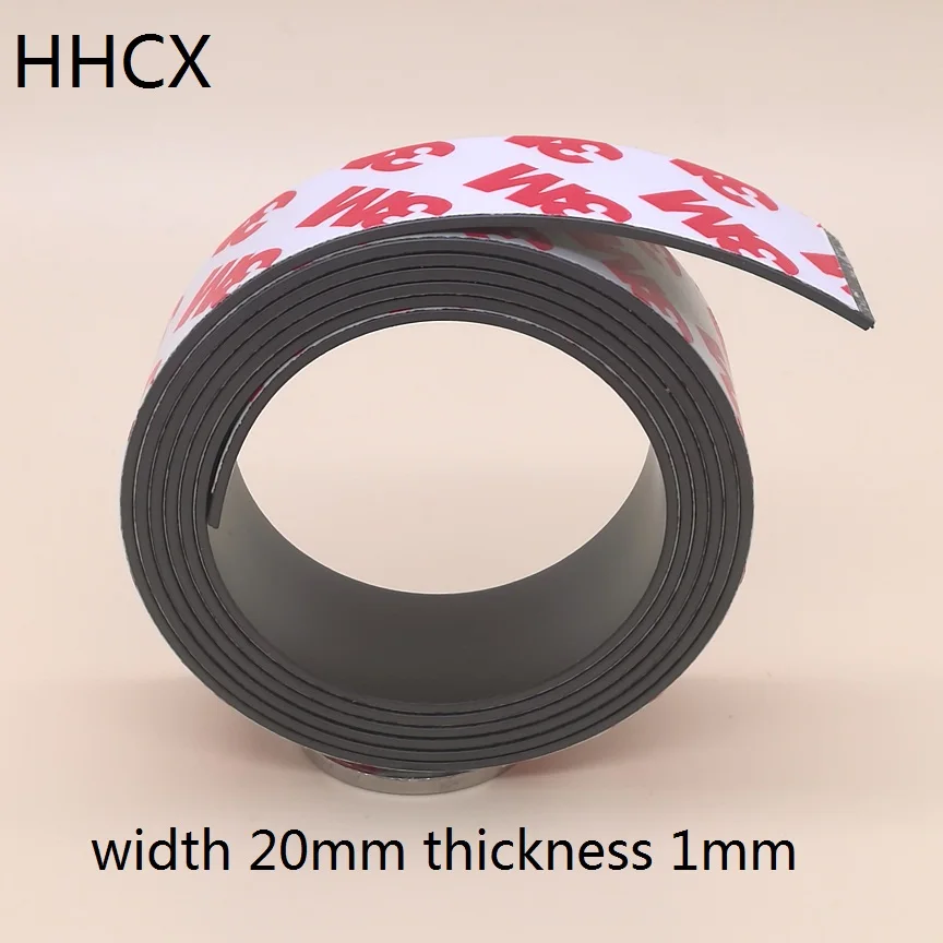 1Meter Rubber Magnet 20*1 mm 3M self Adhesive Flexible Magnetic Strip Rubber Magnet Tape width 20mm thickness 1mm 20mm x 1mm
1Meter Rubber Magnet 20*1 mm 3M self Adhesive Flexible Magnetic Strip Rubber Magnet Tape width 20mm thickness 1mm 20mm x 1mm