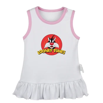Sylvester Cat Looney Tunes Arrogant Duck the Eiffel Tower Newborn Baby Girls Dresses Toddler Sleeveless Dress Infant Clothes
Sylvester Cat Looney Tunes Arrogant Duck the Eiffel Tower Newborn Baby Girls Dresses Toddler Sleeveless Dress Infant Clothes