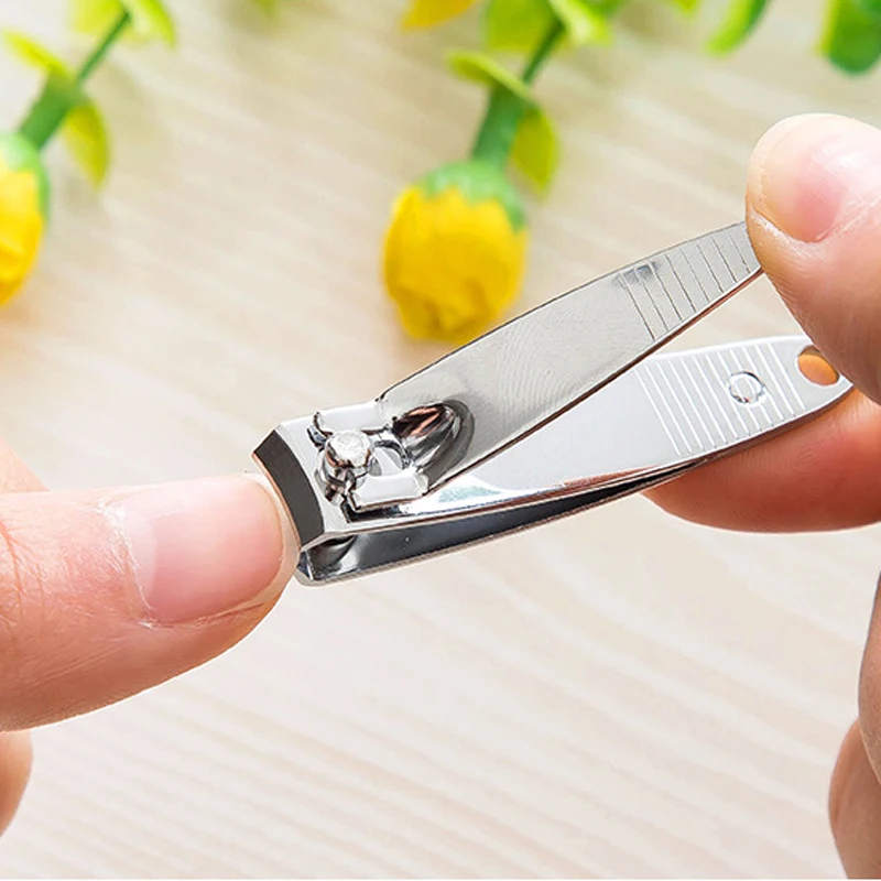 New Stainless Steel Nail Clipper Fingernail Trimmer Manicure Art Care Cuticle Clippers Cutter Tools For Toes Finger | Красота и