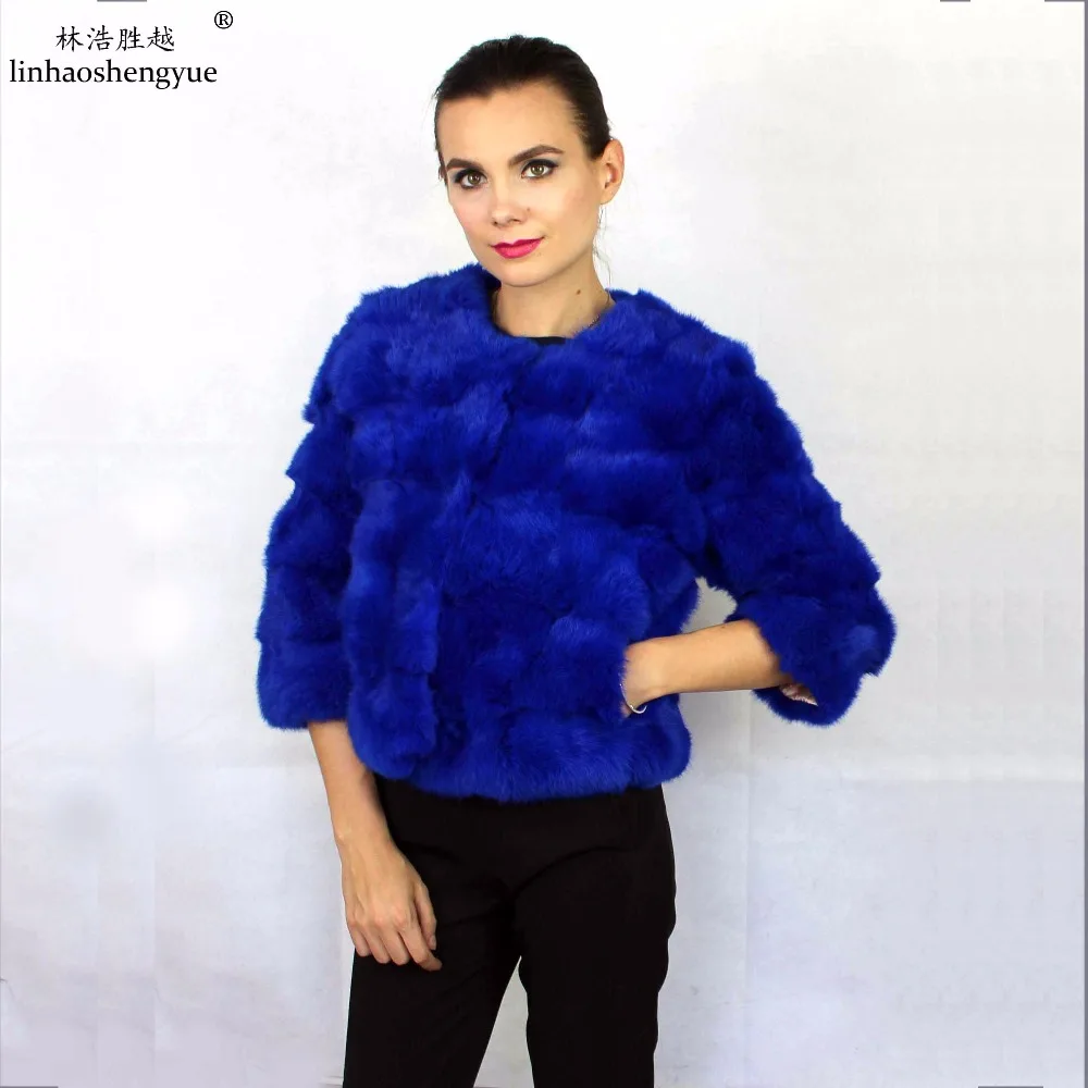 Linhaoshengyue 2015 fashion rabbit fur coat three quarter sleeve o-neck women's short fur design
Linhaoshengyue 2015 fashion rabbit fur coat three quarter sleeve o-neck women's short fur design