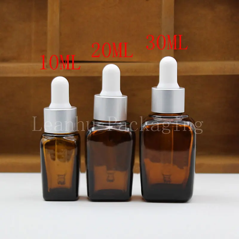 10/20/30ML Brown Square Glass Dropper Bottle, Empty Cosmetic Container, Essential Oil/Essence/Perfume Sub-bottling (20 PC/Lot)
10/20/30ML Brown Square Glass Dropper Bottle, Empty Cosmetic Container, Essential Oil/Essence/Perfume Sub-bottling (20 PC/Lot)